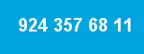 924 357 68 11